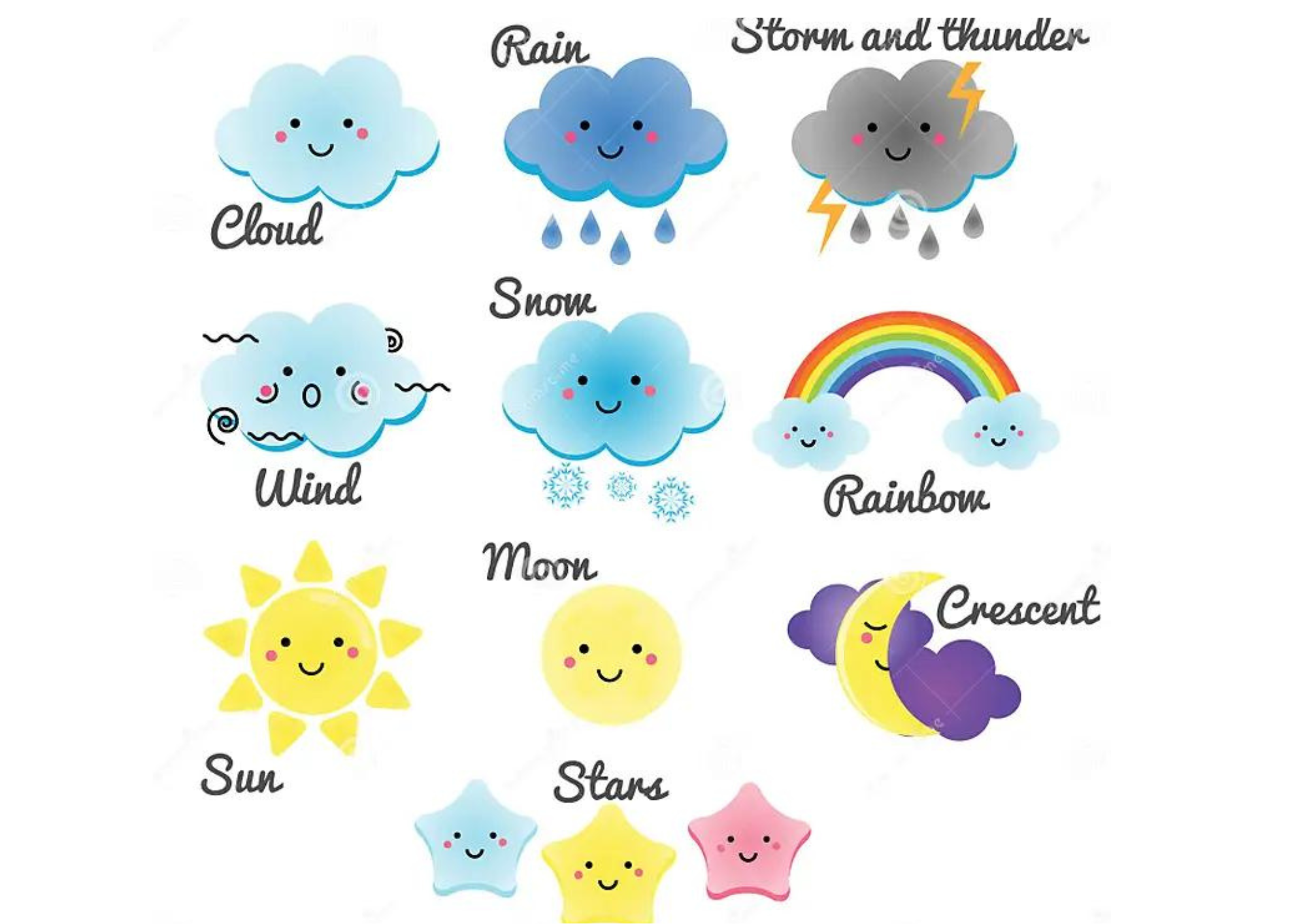 ESL Kids Lesson Plan - Weather Elements and the Sky (age 3-5) - Recruitment